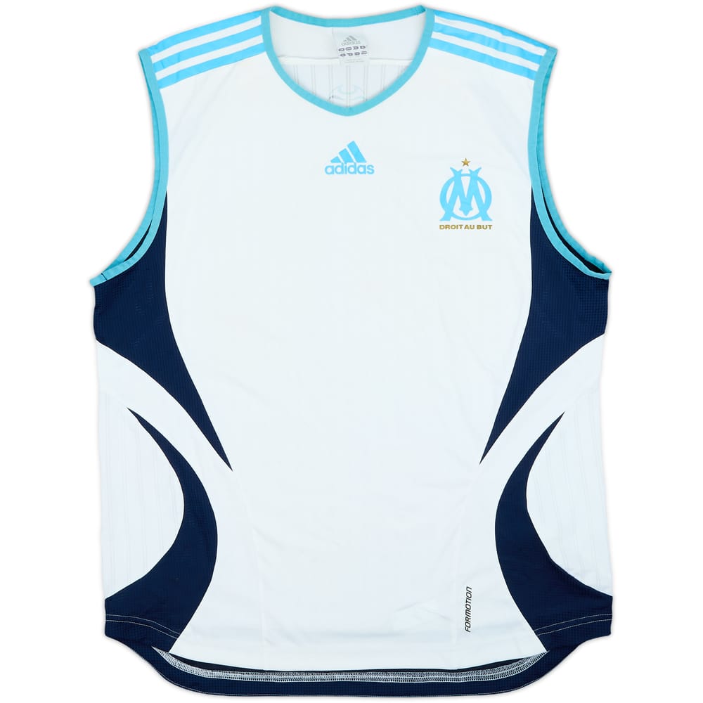 2006-07 Olympique Marseille adidas Training Vest - 5/10 - (L/XL)