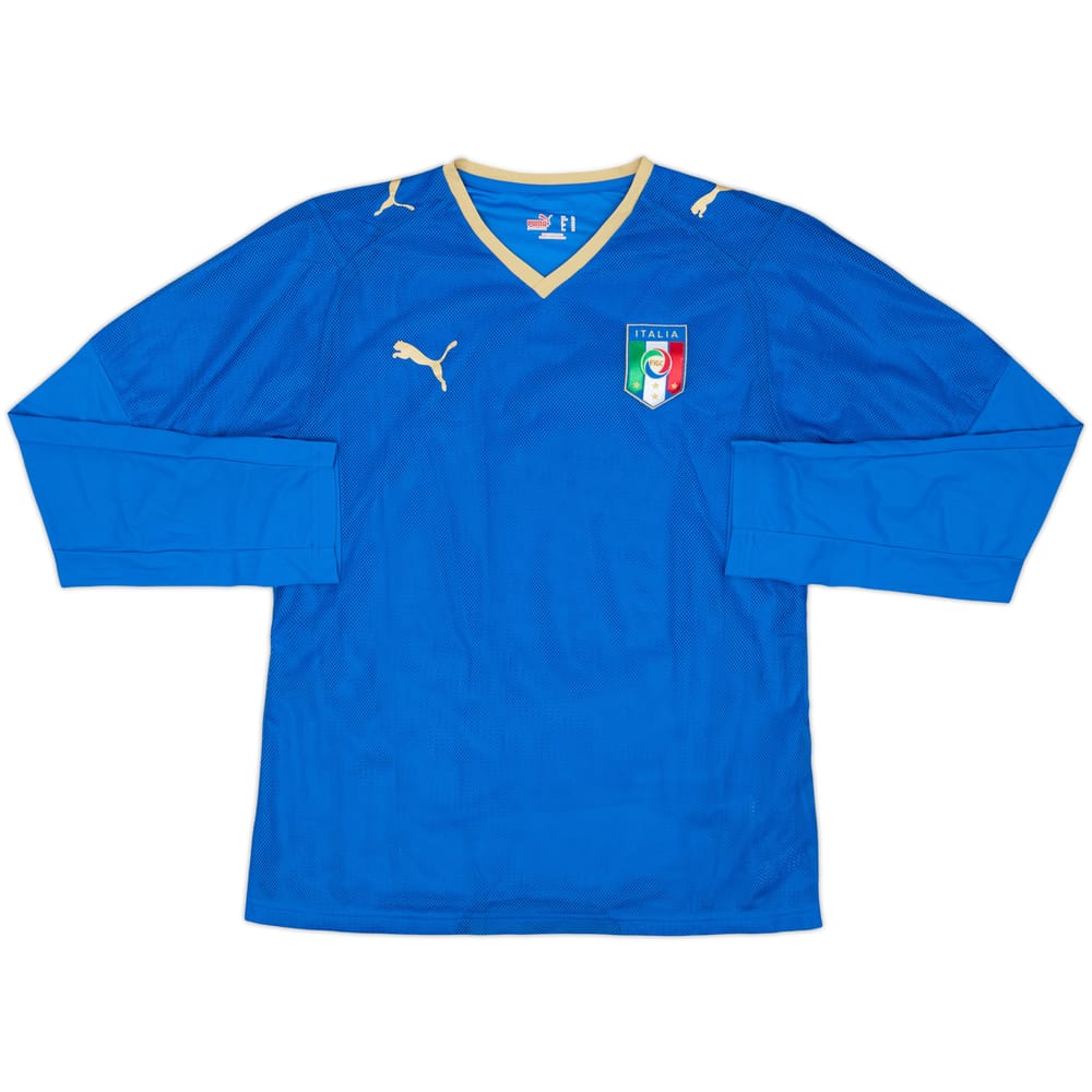 2007-08 Italy Player Issue Home L/S Shirt De Rossi - 10/10 - (Women's M)