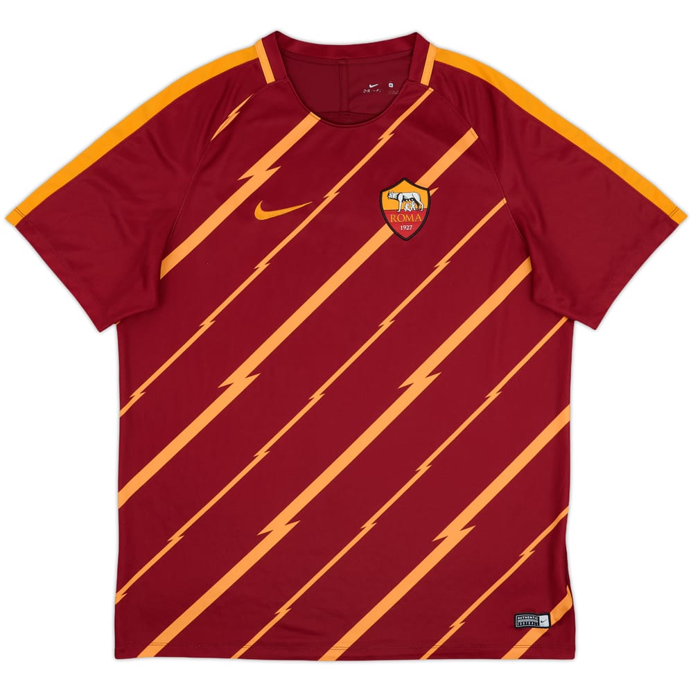 2017-18 Roma Nike Training Shirt - 8/10 - (XL)