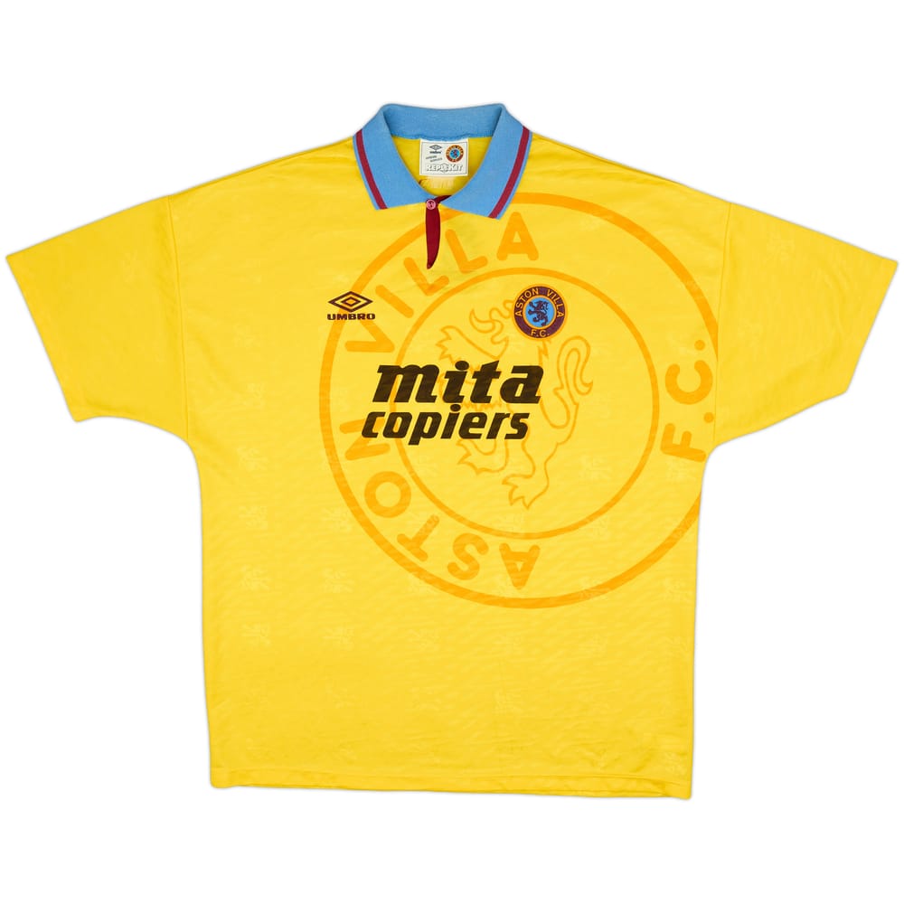 1991-93 Aston Villa Third Shirt - 9/10 - (XL)