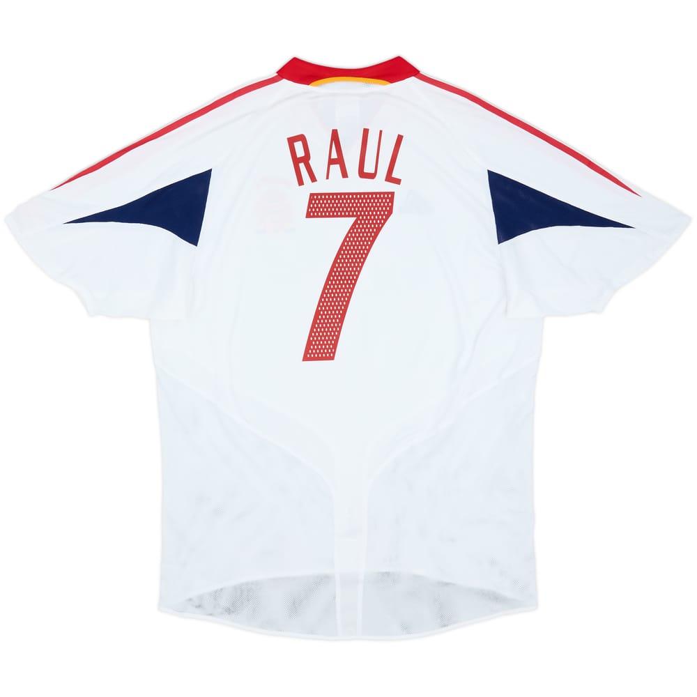 2004-06 Spain Away Shirt Raul #7 - 9/10 - (XL)