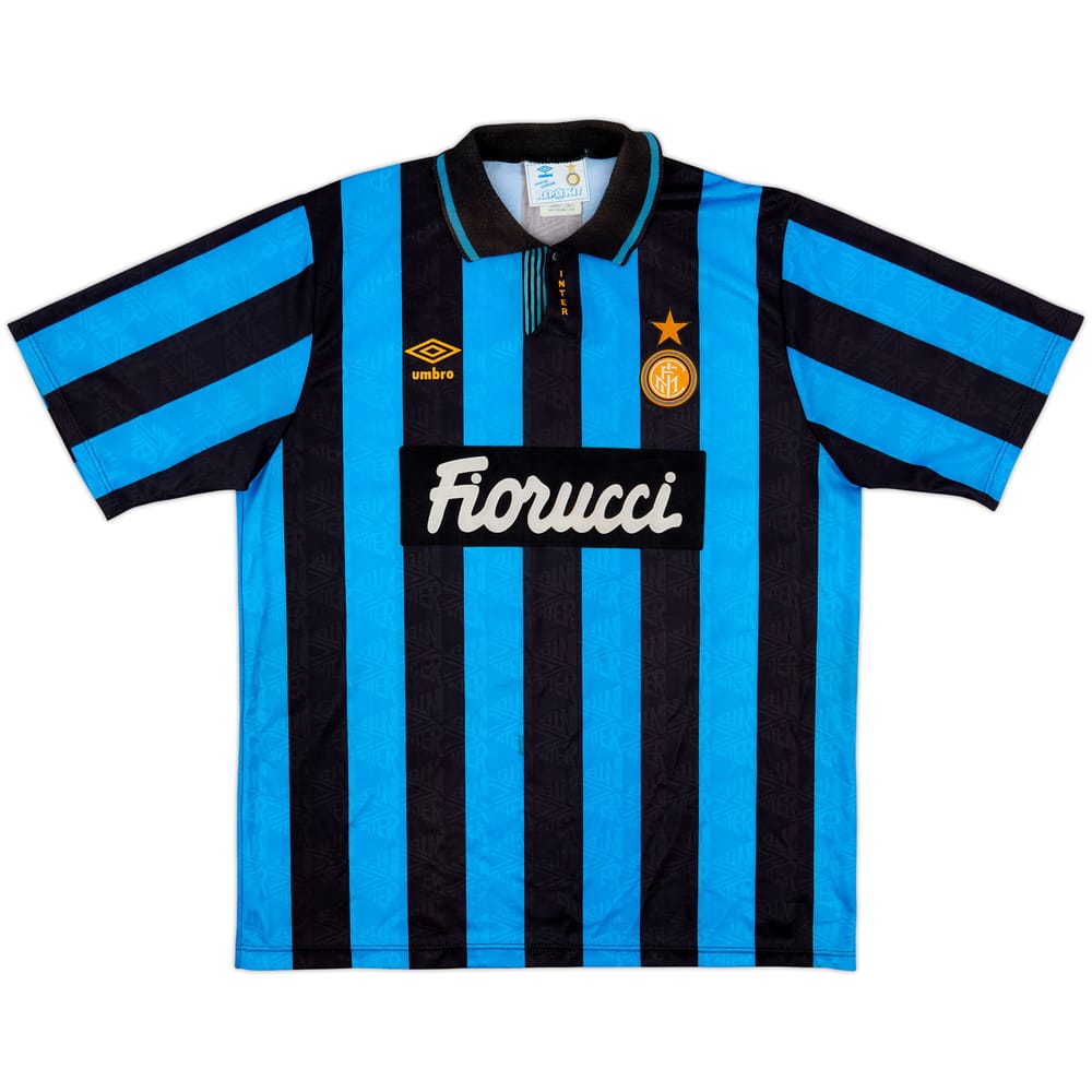 1992-94 Inter Milan Home Shirt - 8/10 - (L)
