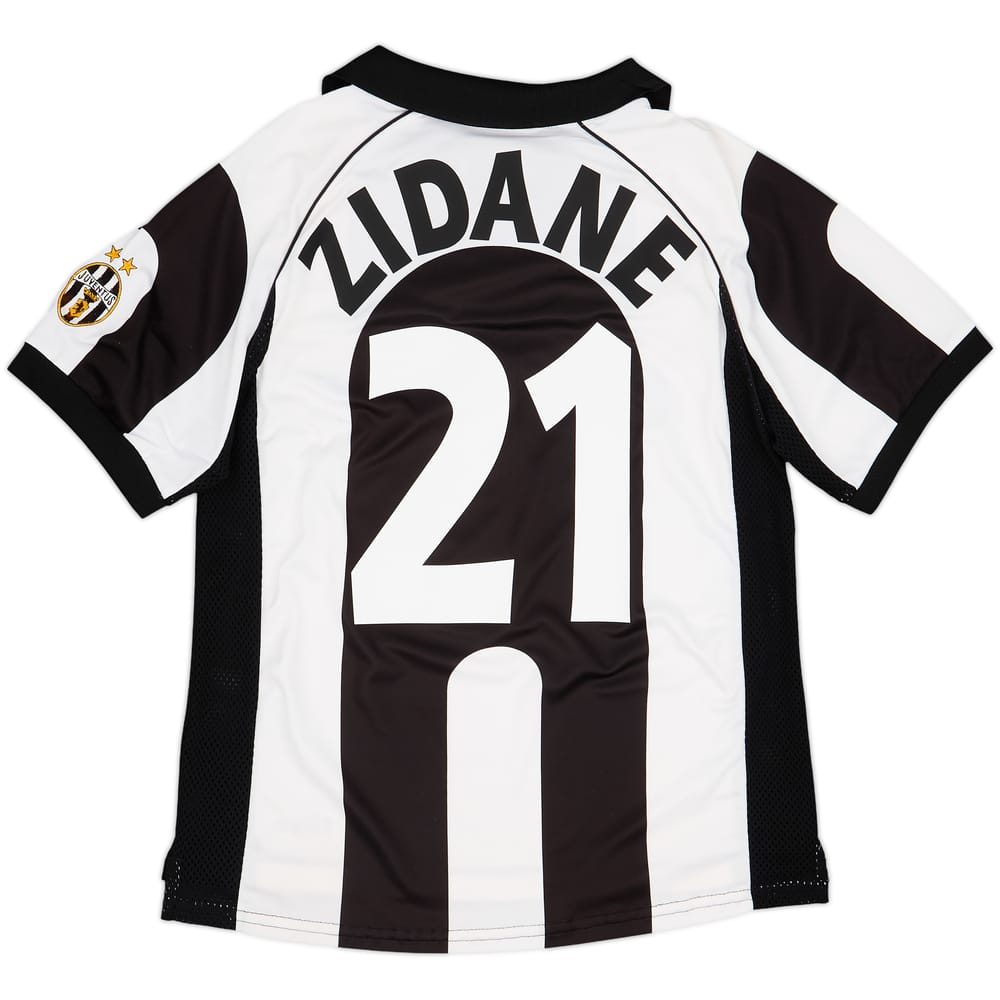 1997-98 Juventus Centenary Home Shirt Zidane #21 - 7/10 - (S)