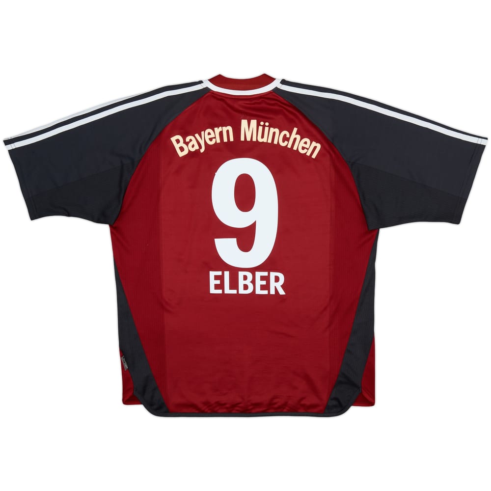 2001-02 Bayern Munich Home Shirt Elber #9 - 6/10 - (L)
