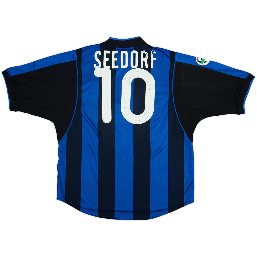 2000-01 Inter Milan Home Shirt Seedorf #10 - 5/10 - (XL)