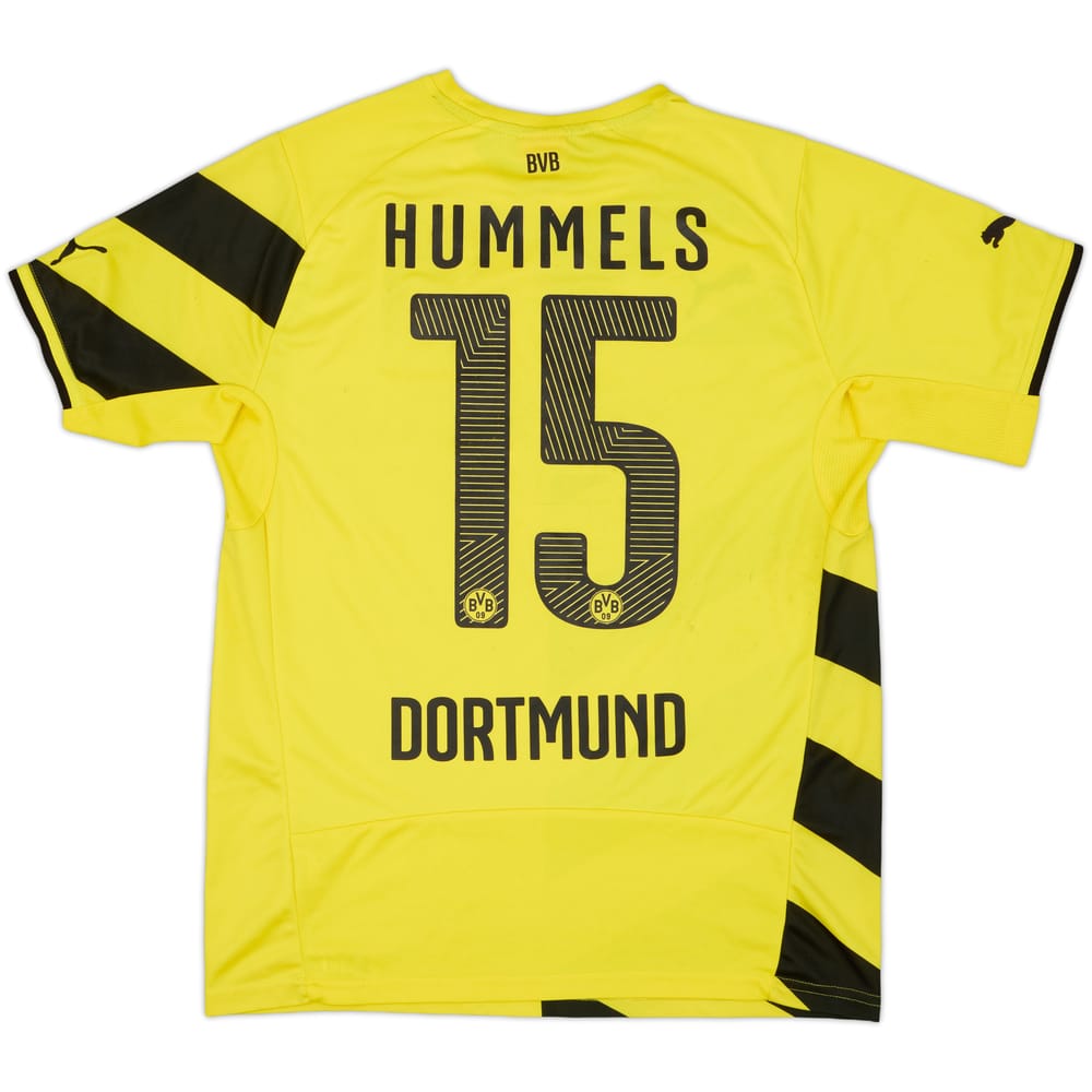 2014-15 Borussia Dortmund Home Shirt Hummels #15 - 6/10 - (M)
