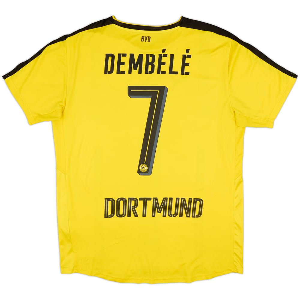 2016-17 Borussia Dortmund Home Shirt Dembele #7 - 8/10 - (L)