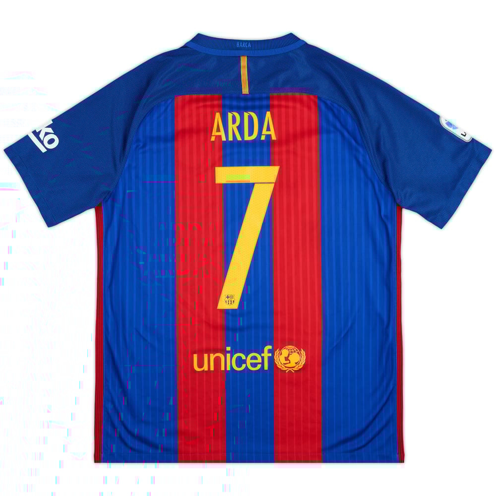 2016-17 Barcelona Home Shirt Arda #7 - 5/10 - (L)
