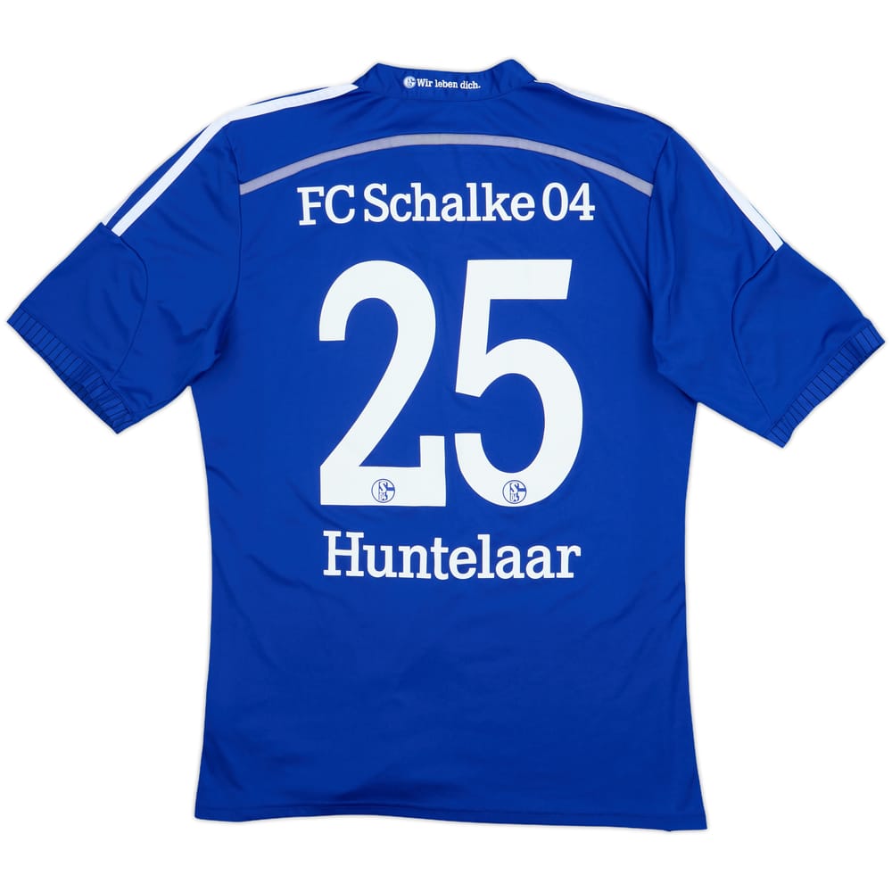 2014-16 Schalke Home Shirt Huntelaar #25 - 8/10 - (XL)