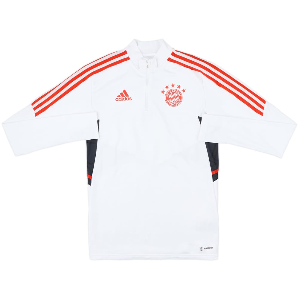 2022-23 Bayern Munich adidas 1/4 Zip Drill Top - 7/10 - (S)