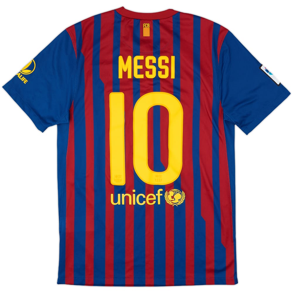 2011-12 Barcelona Home Shirt Messi #10 - 8/10 - (S)