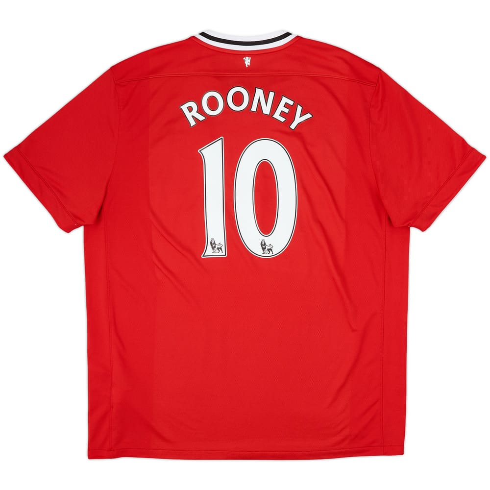 2011-12 Manchester United Home Shirt Rooney #10 - 7/10 - (XXL)