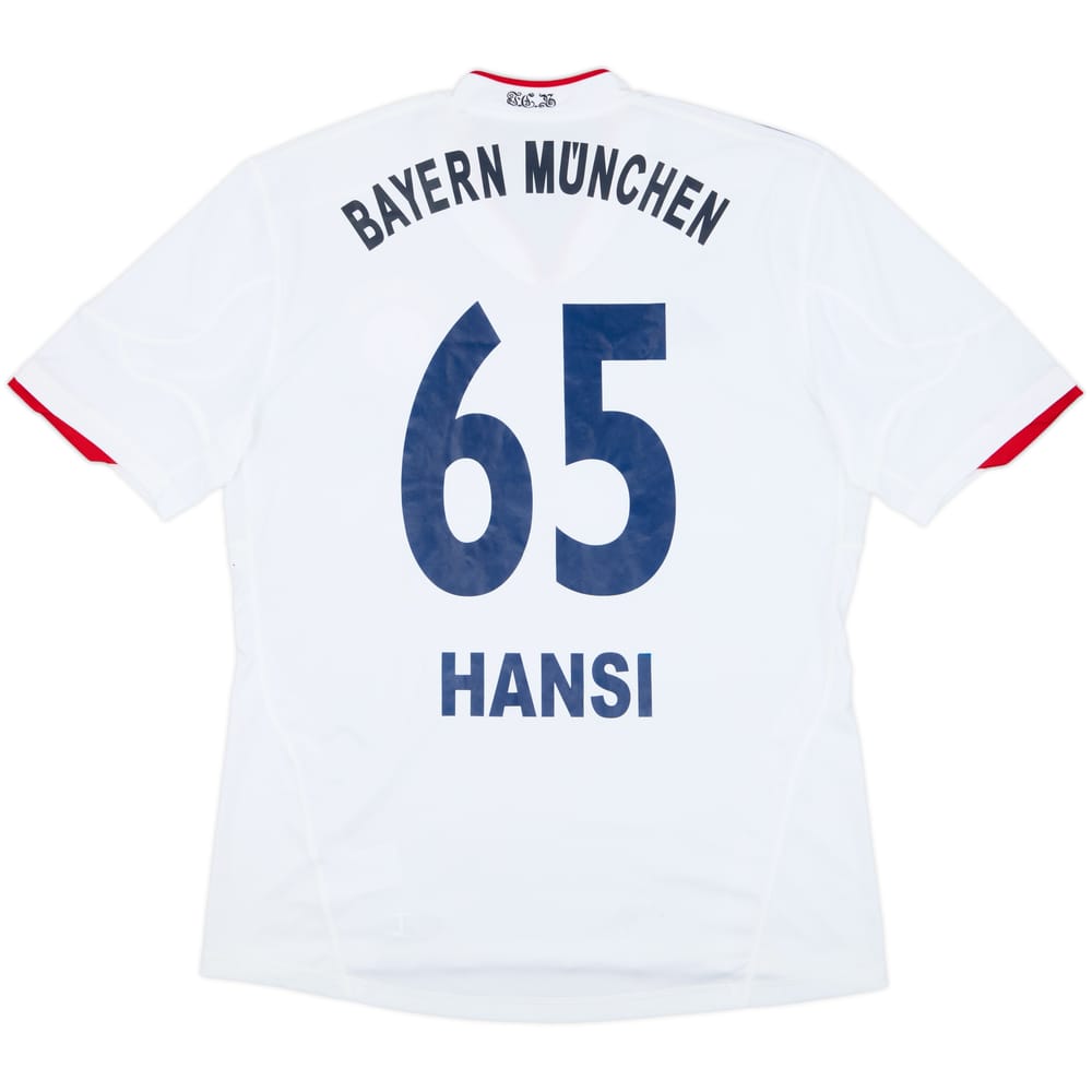 2010-11 Bayern Munich Away Shirt Hansi #65 - 9/10 - (L)