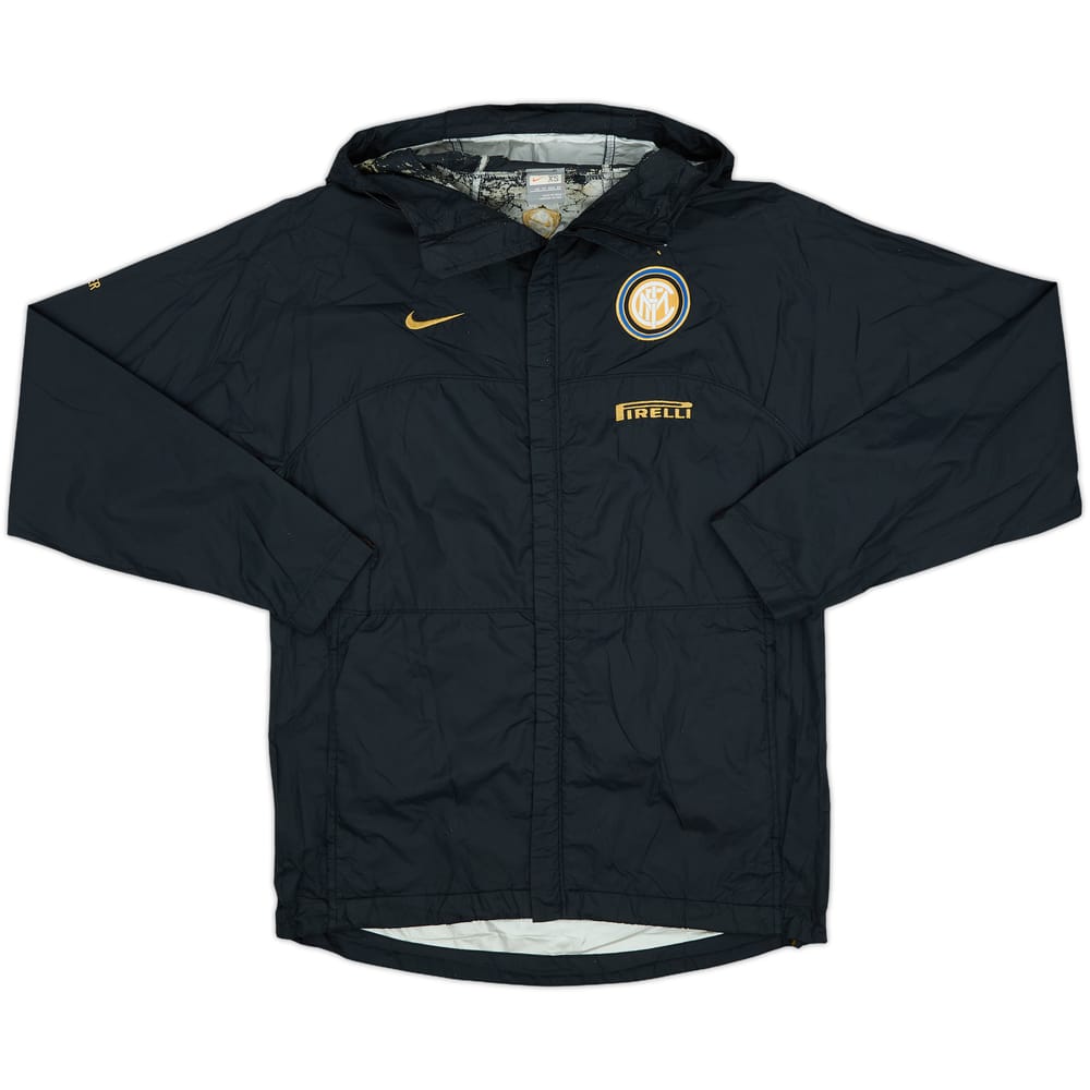 2008-09 Inter Milan Nike Hooded Rain Jacket - 5/10 - (XS)