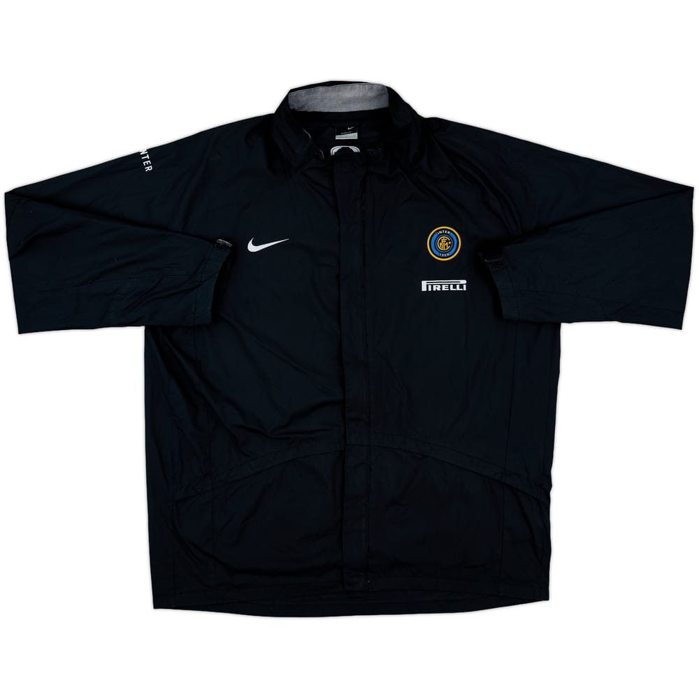 2006-07 Inter Milan Nike Hooded Rain Jacket - 7/10 - (L)