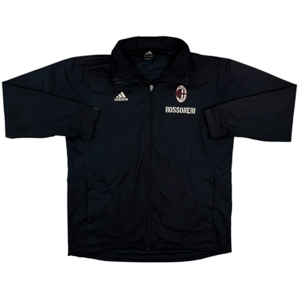 2009-10 AC Milan adidas Hooded Rain Jacket - 6/10 - (M)