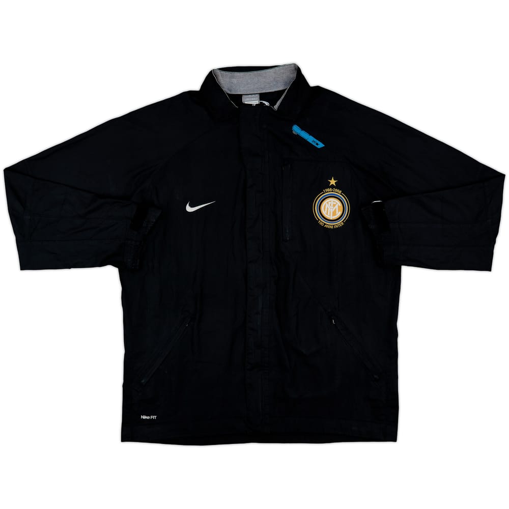2008-09 Inter Milan Nike Hooded Rain Jacket - 5/10 - (M)