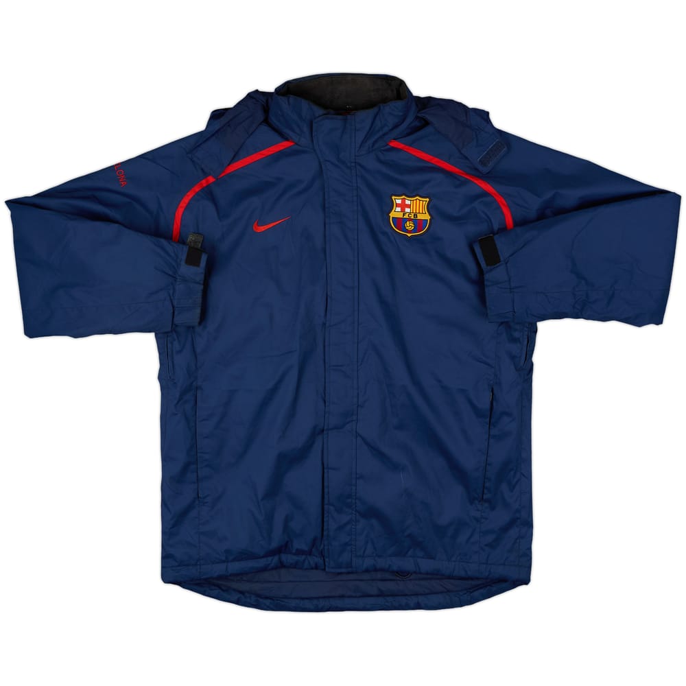2006-07 Barcelona Nike Padded Bench Coat - 6/10 - (L)