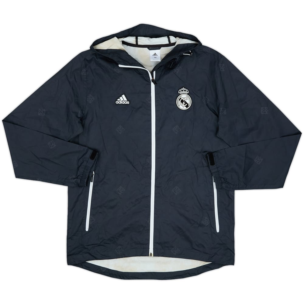 2012-13 Real Madrid adidas Hooded Rain Jacket - 8/10 - (L)