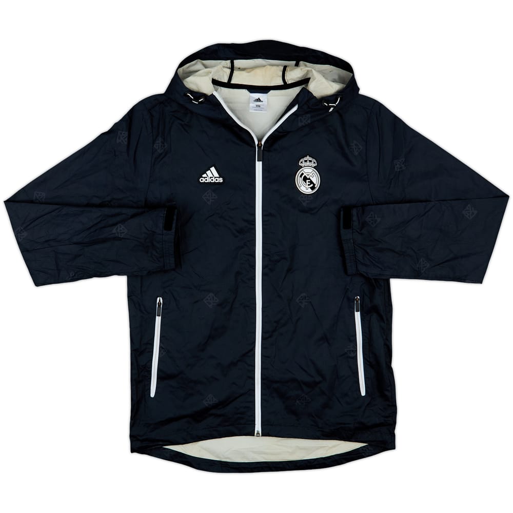 2012-13 Real Madrid adidas Hooded Rain Jacket - 8/10 - (M)