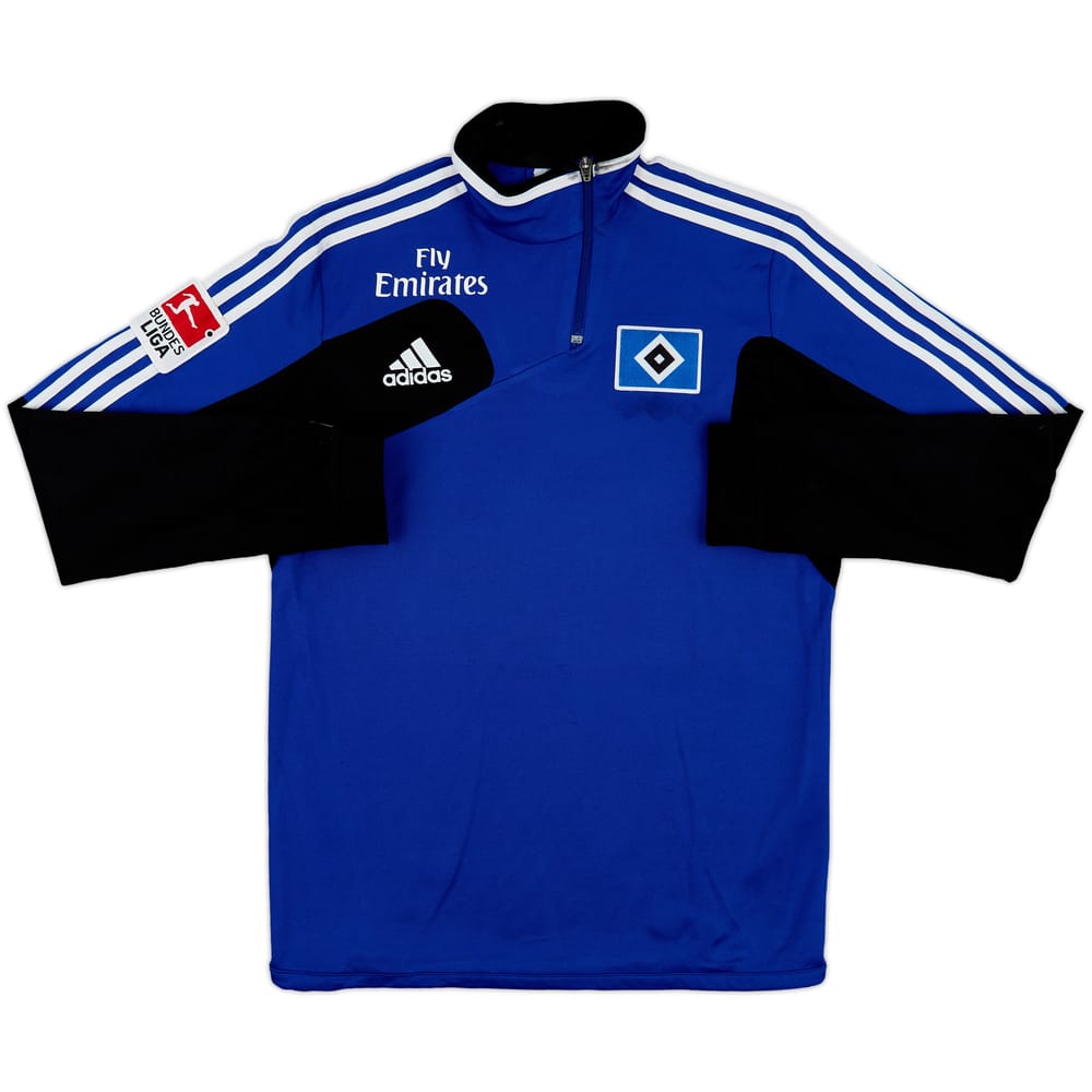 2012-13 Hamburg Player Issue adidas 1/4 Zip Drill Top - 5/10 - (L)