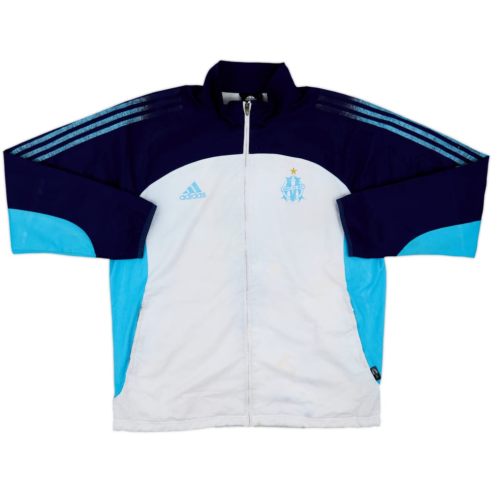 2002-03 Olympique Marseille adidas Track Jacket - 4/10 - (L)