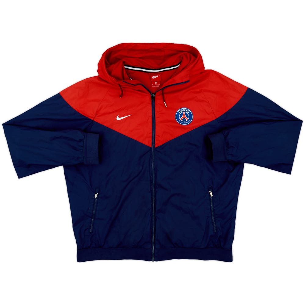 2017-18 Paris Saint-Germain Nike Hooded Track Jacket - 6/10 - (XL)