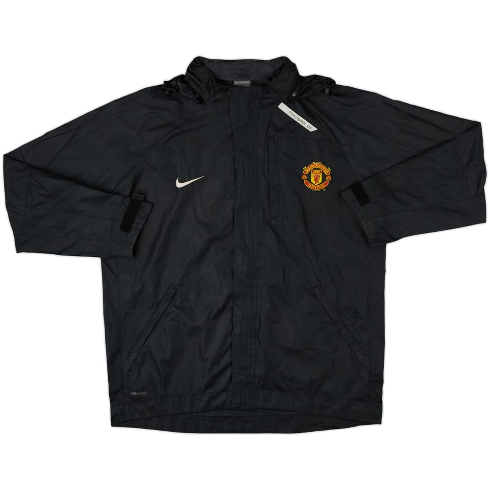2007-08 Manchester United Nike Hooded Rain Jacket - 6/10 - (M)