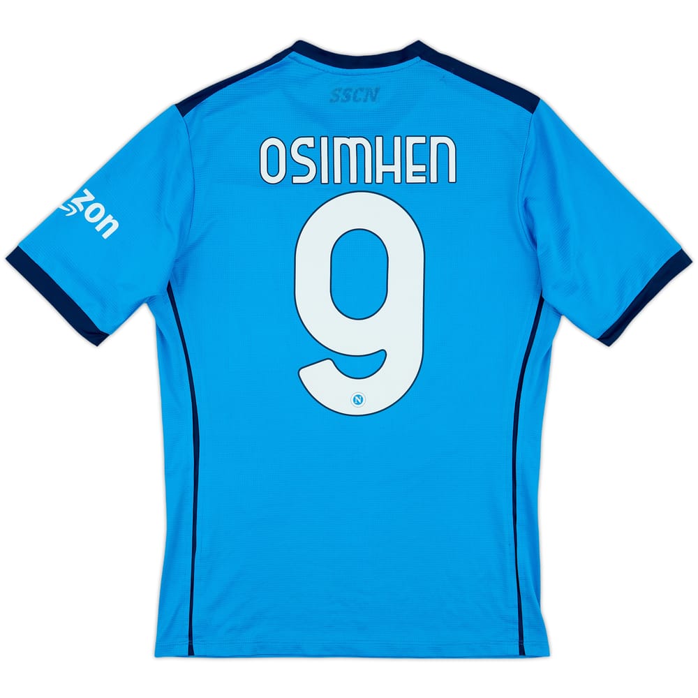 2021-22 Napoli Home Shirt Oshimen #9 - 8/10 - (M)
