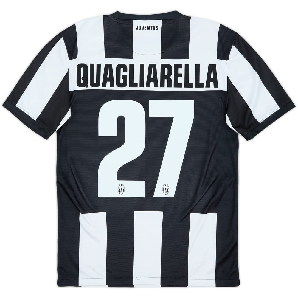 2012-13 Juventus Home Shirt Quagliarella #27 - 8/10 - (S)