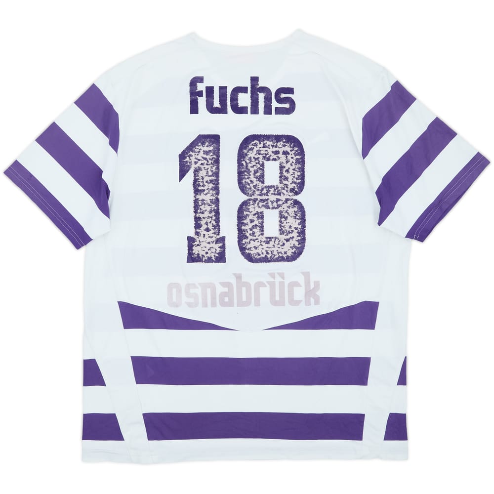 2008-09 VfL Osnabruck Signed Home Shirt Fuchs #18 - 4/10 - (XL)
