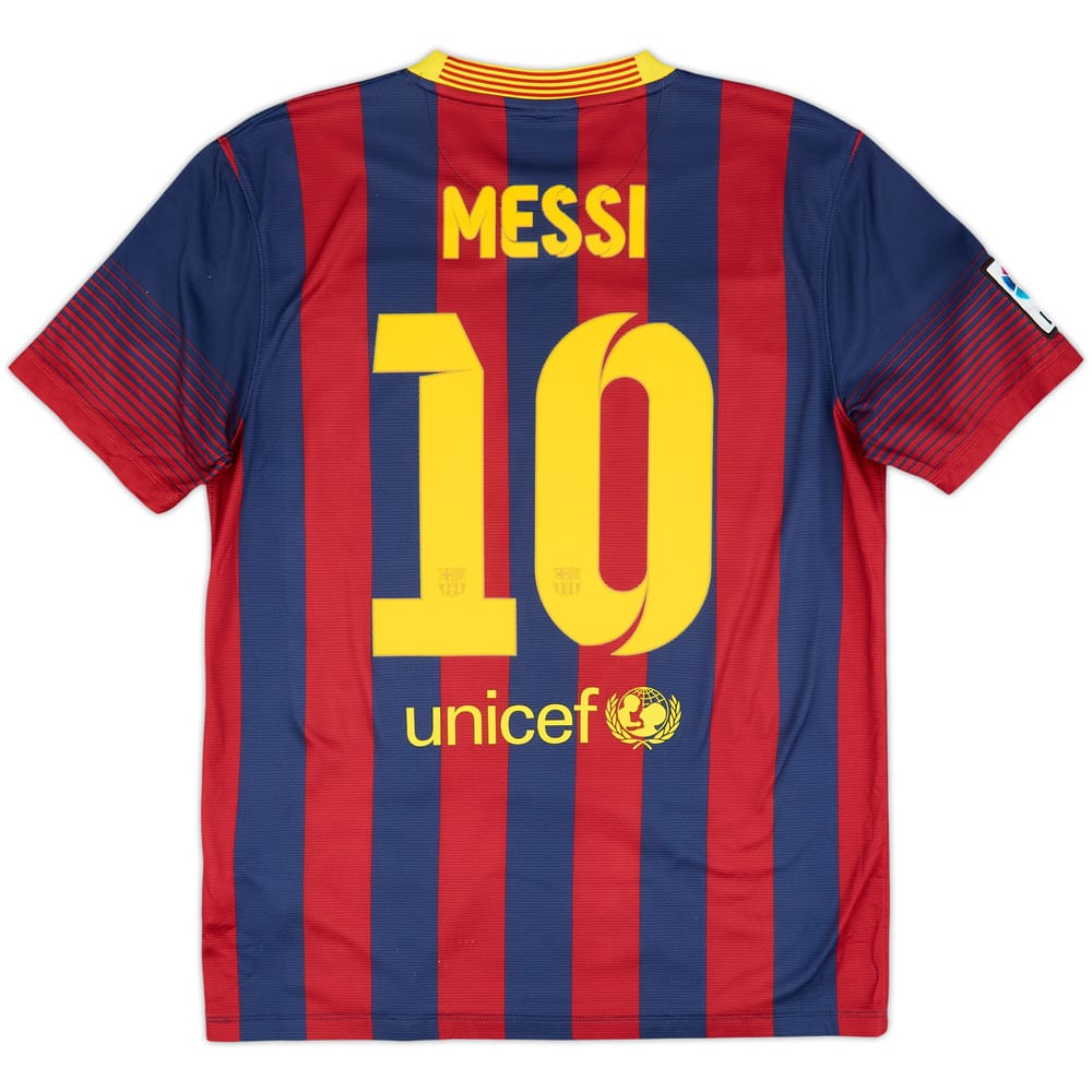 2013-14 Barcelona Home Shirt Messi #10 - 6/10 - (M)