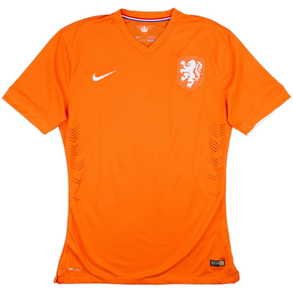 2014-15 Netherlands Authentic Home Shirt - 8/10 - (XXL)
