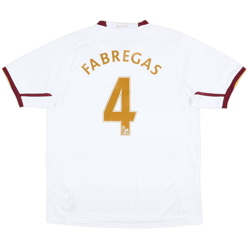 2007-08 Arsenal Away Shirt Fabregas #4 - 9/10 - (L)