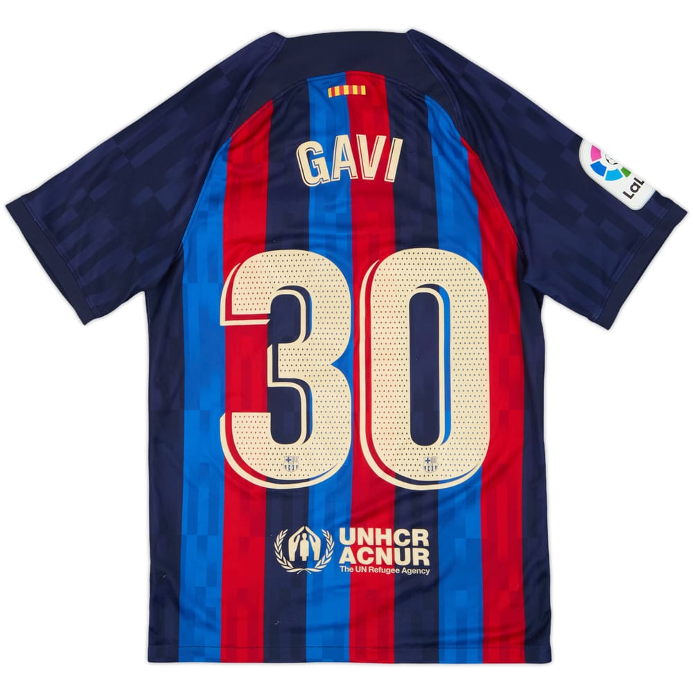 2023-24 Barcelona Home Shirt Gavi #30 - 6/10 - (S)