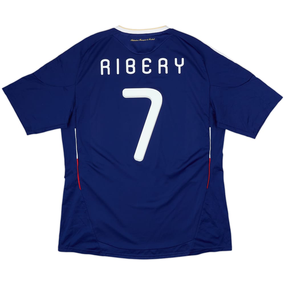 2009-10 France Home Shirt Ribery #7 - 6/10 - (XL)