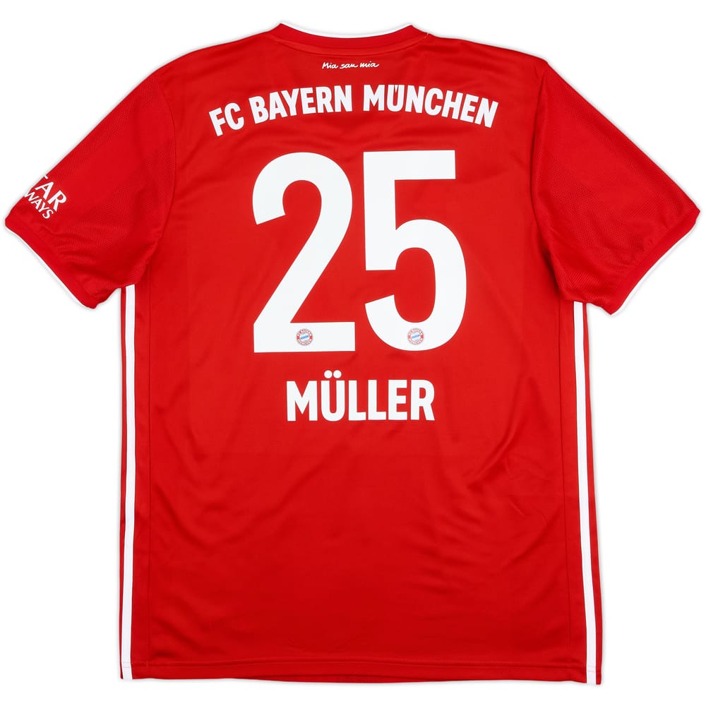 2020-21 Bayern Munich Home Shirt Muller #25 - 10/10 - (L)
