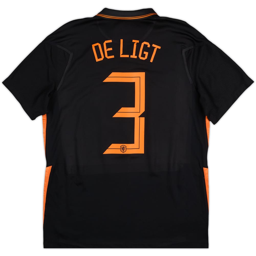 2020-22 Netherlands Away Shirt De Ligt #3 - 7/10 - (L)