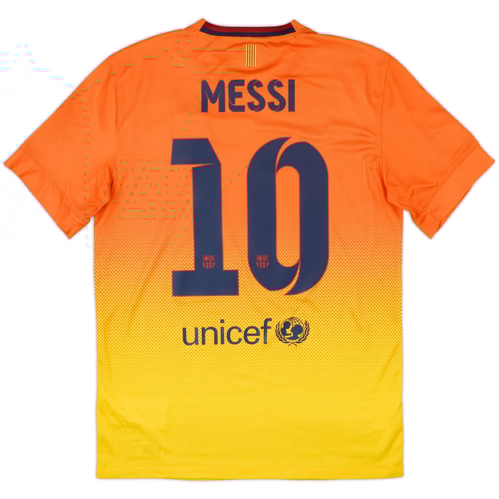 2012-13 Barcelona Camiseta Visitante Messi #10 - 6/10 - (S)