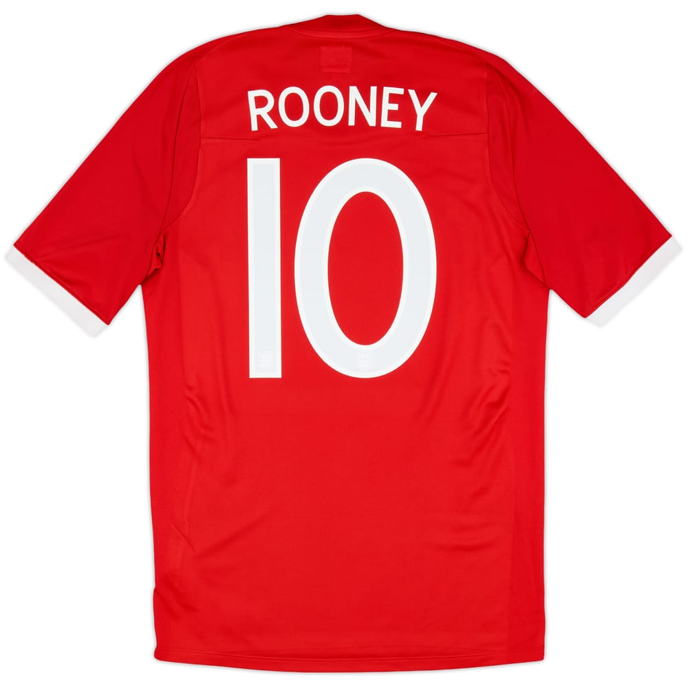 2010-11 England 'South Africa' Away Shirt Rooney #10 - 8/10 - (M)