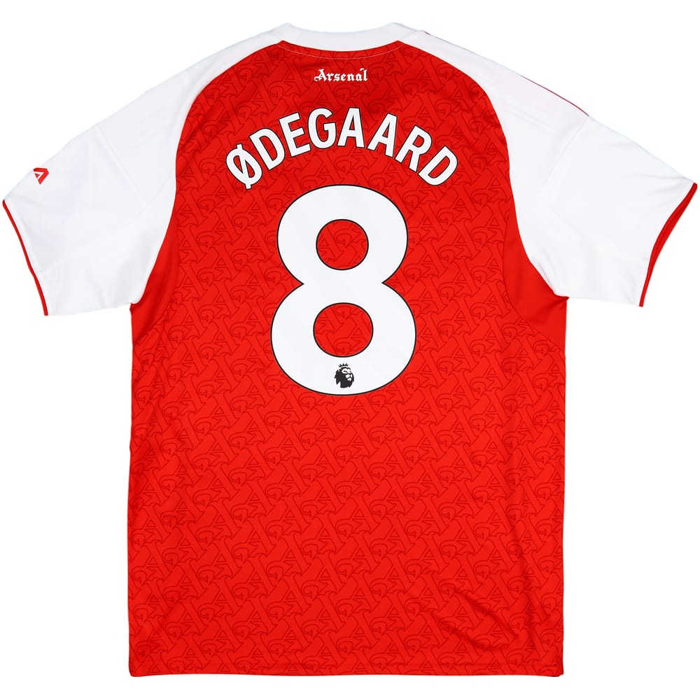 2025-26 Arsenal Home Shirt Odegaard #8