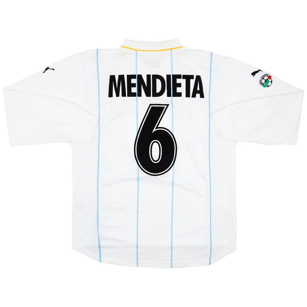 2001-02 Lazio Match Issue Third Shirt Mendieta #6