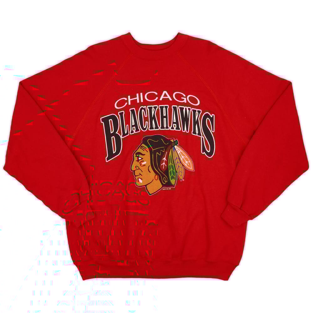 1988 Chicago Blackhawks Artex Sweat Top - 8/10 - (XL)