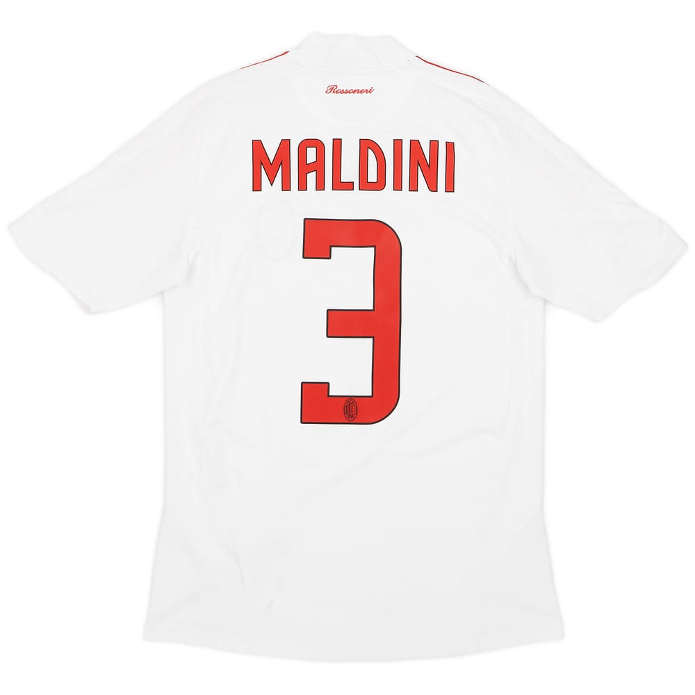 2007-08 AC Milan Away Shirt Maldini #3 - 5/10 - (S)