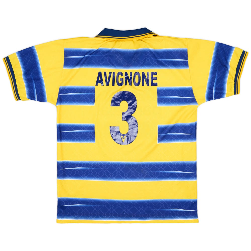 1998-99 Parma Home Shirt Avignone #3 - 8/10 - (XL)