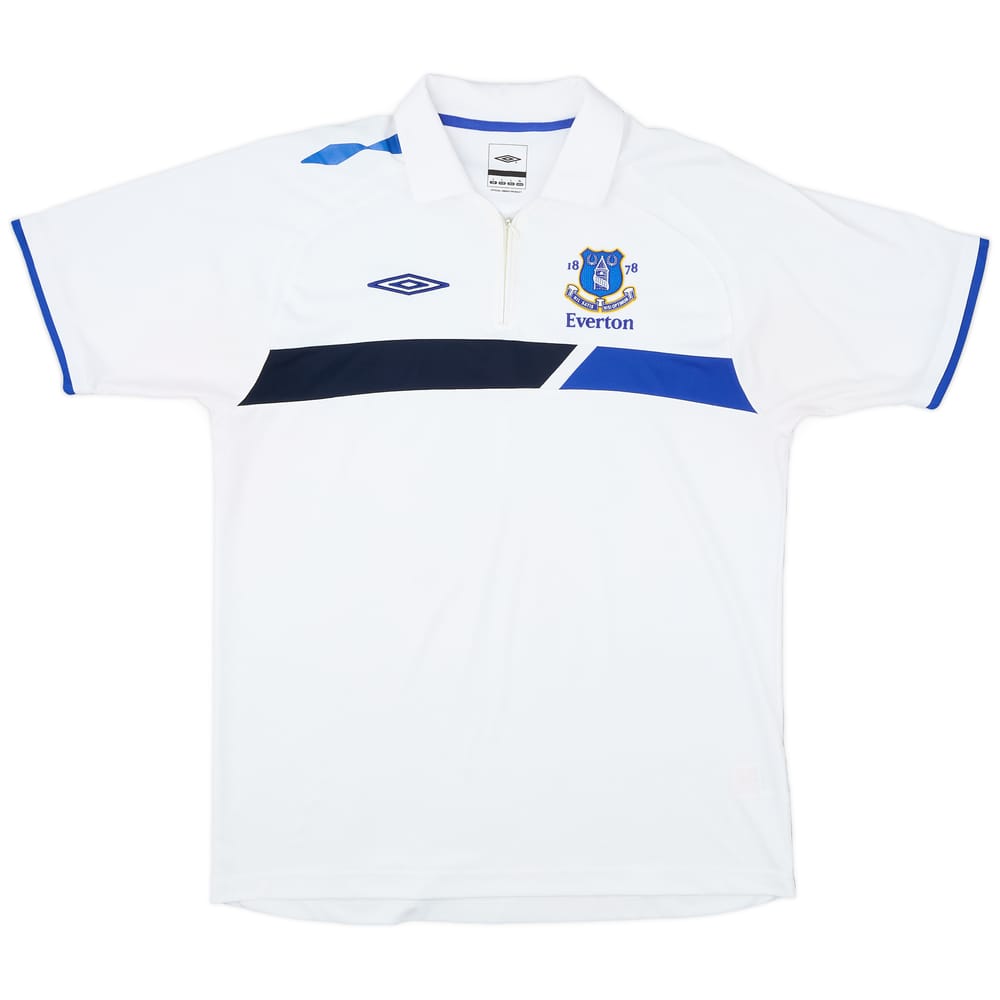 2006-07 Everton Umbro 1/4 Zip Training Polo - 8/10 - (L)