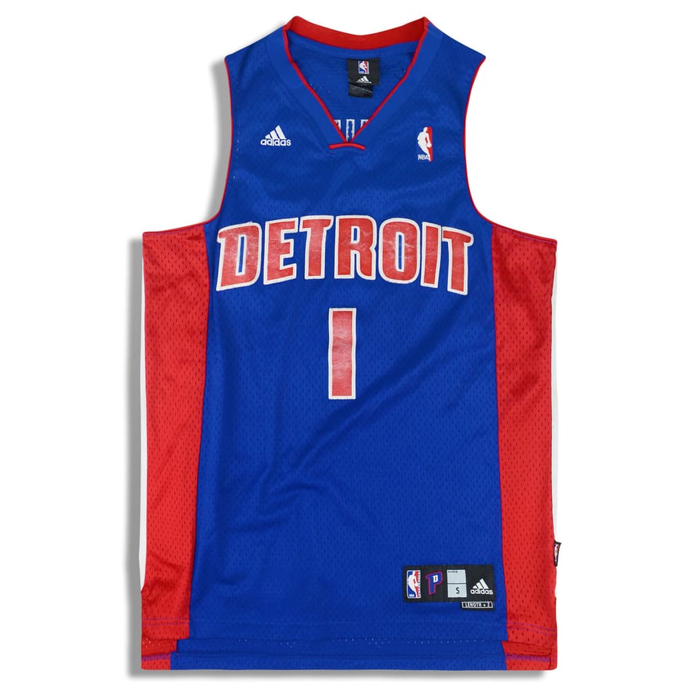 2006-08 Detroit Pistons Billups #1 adidas Swingman Jersey (Away) S