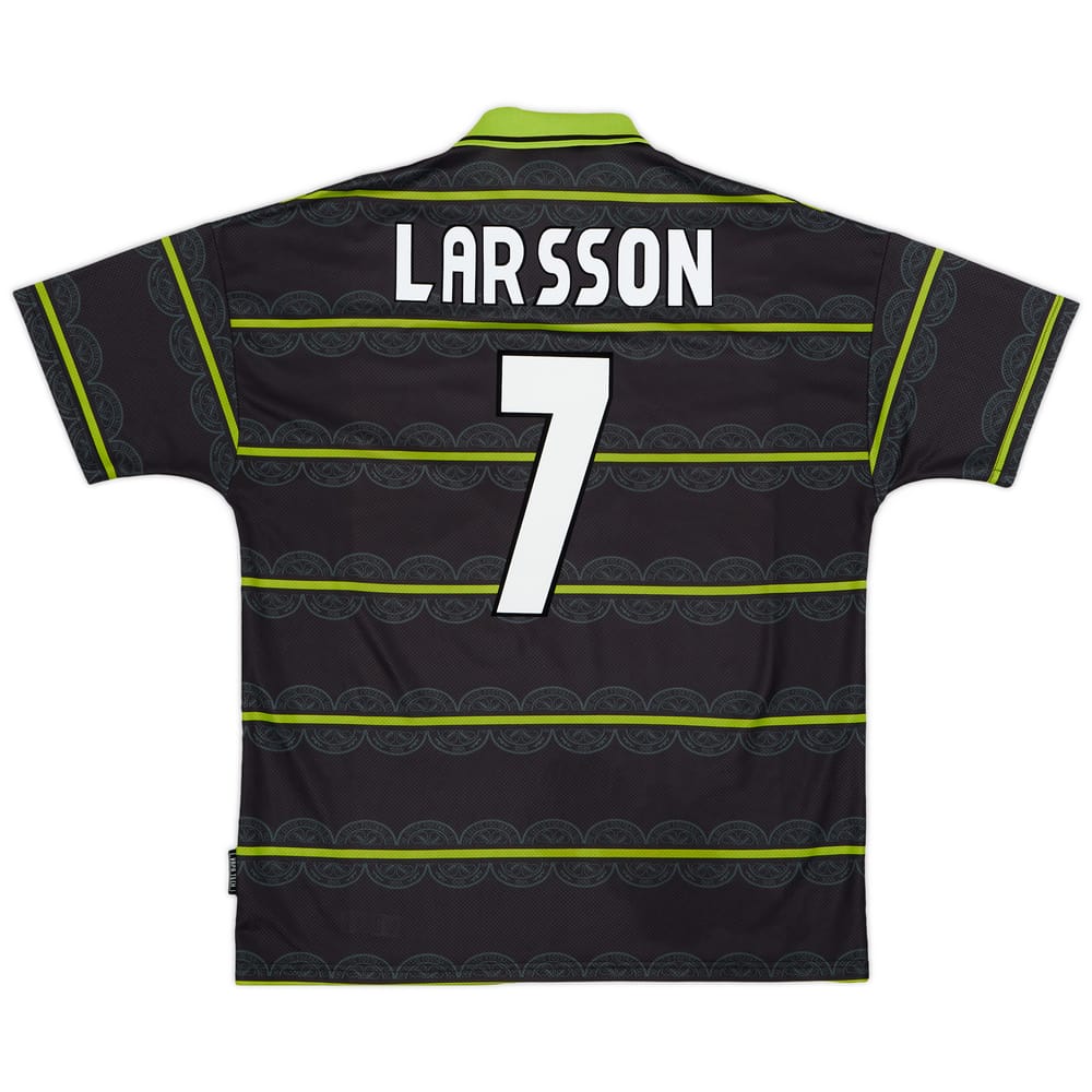 1998-99 Celtic Away Shirt Larsson #7 - 6/10 - (XL)