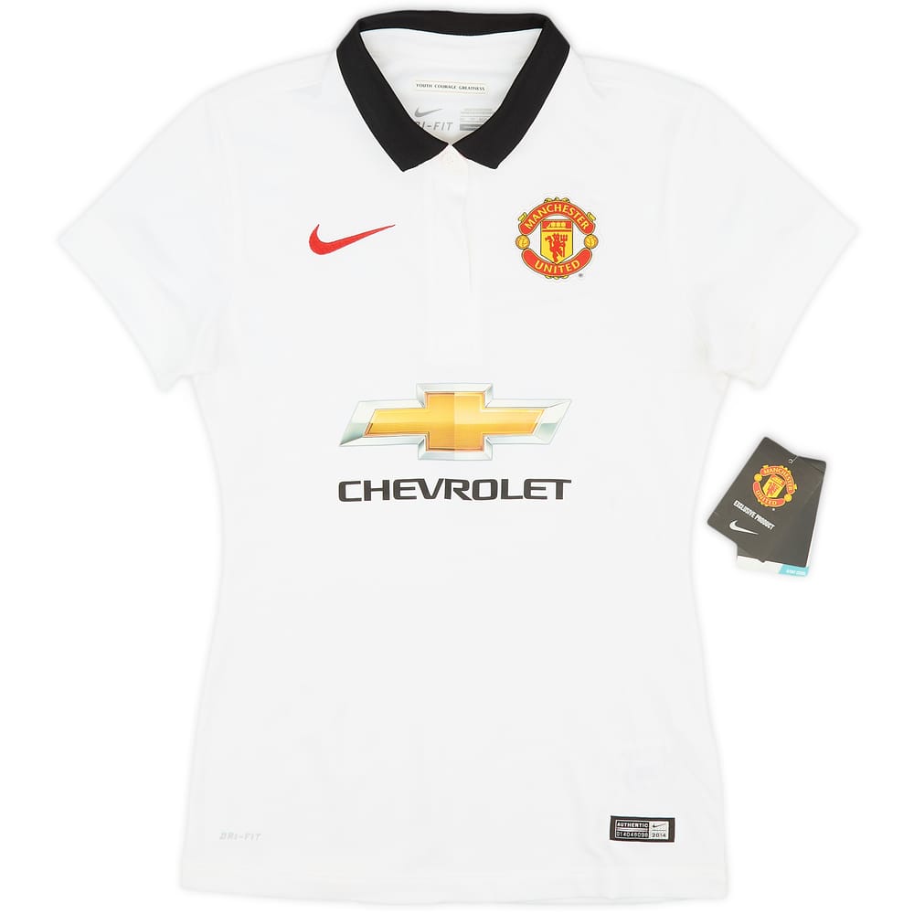 2014-15 Manchester United Away Shirt (Women's XS)