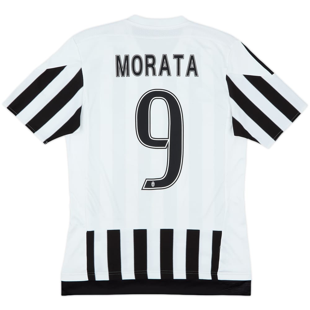 2015-16 Juventus Home Shirt Morata #9 - 8/10 - (S)